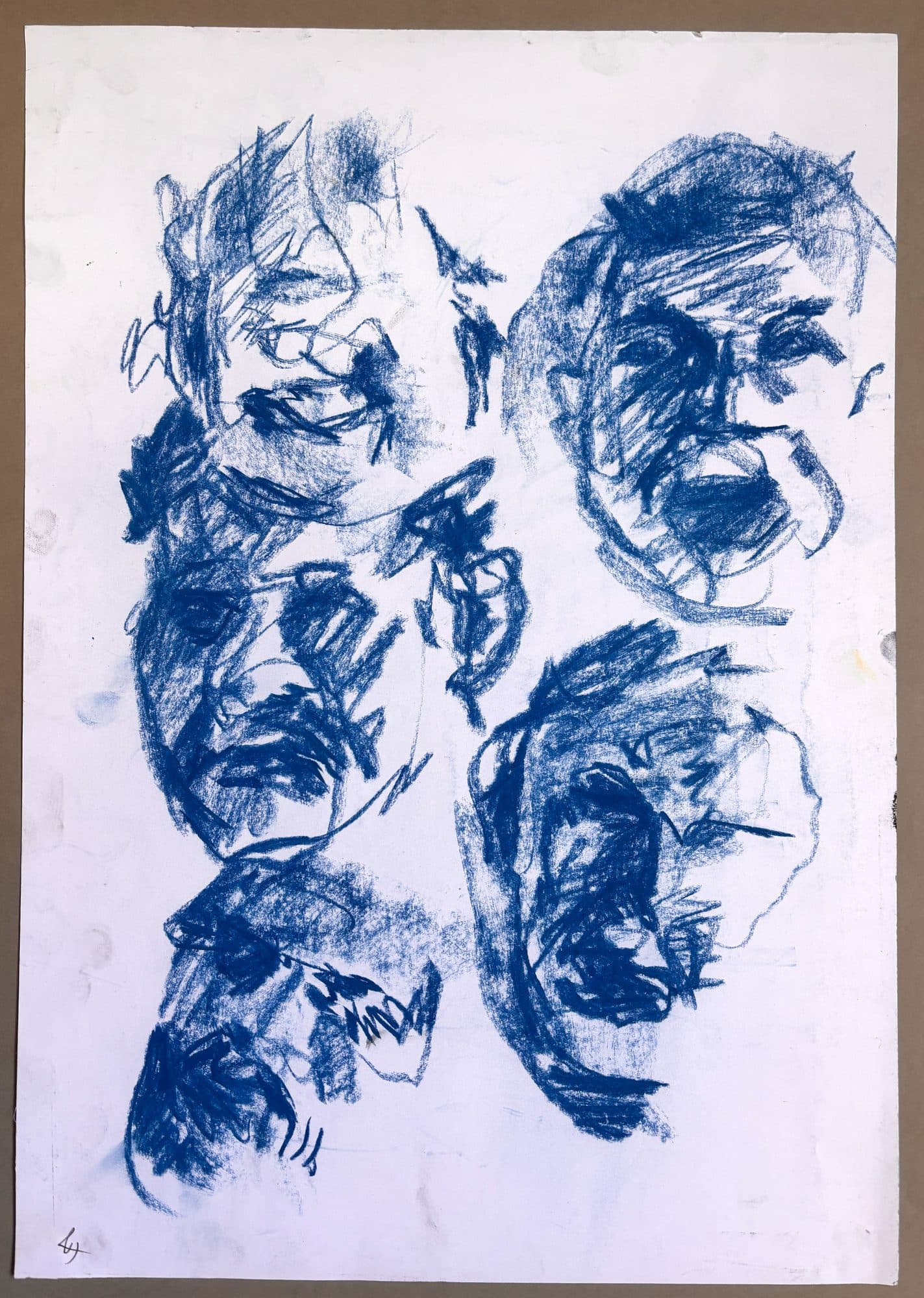Study Faces blue