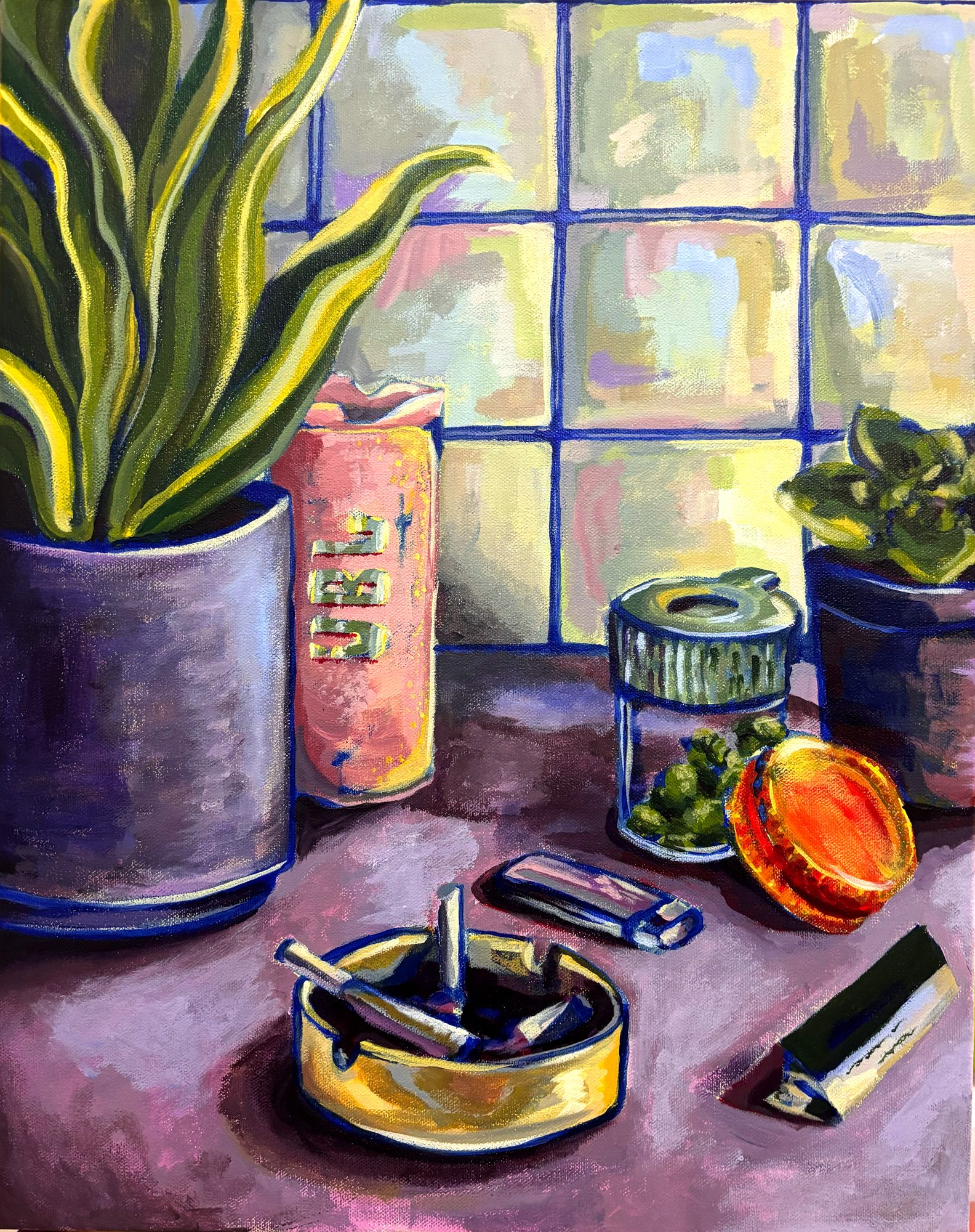 Painting acrylic