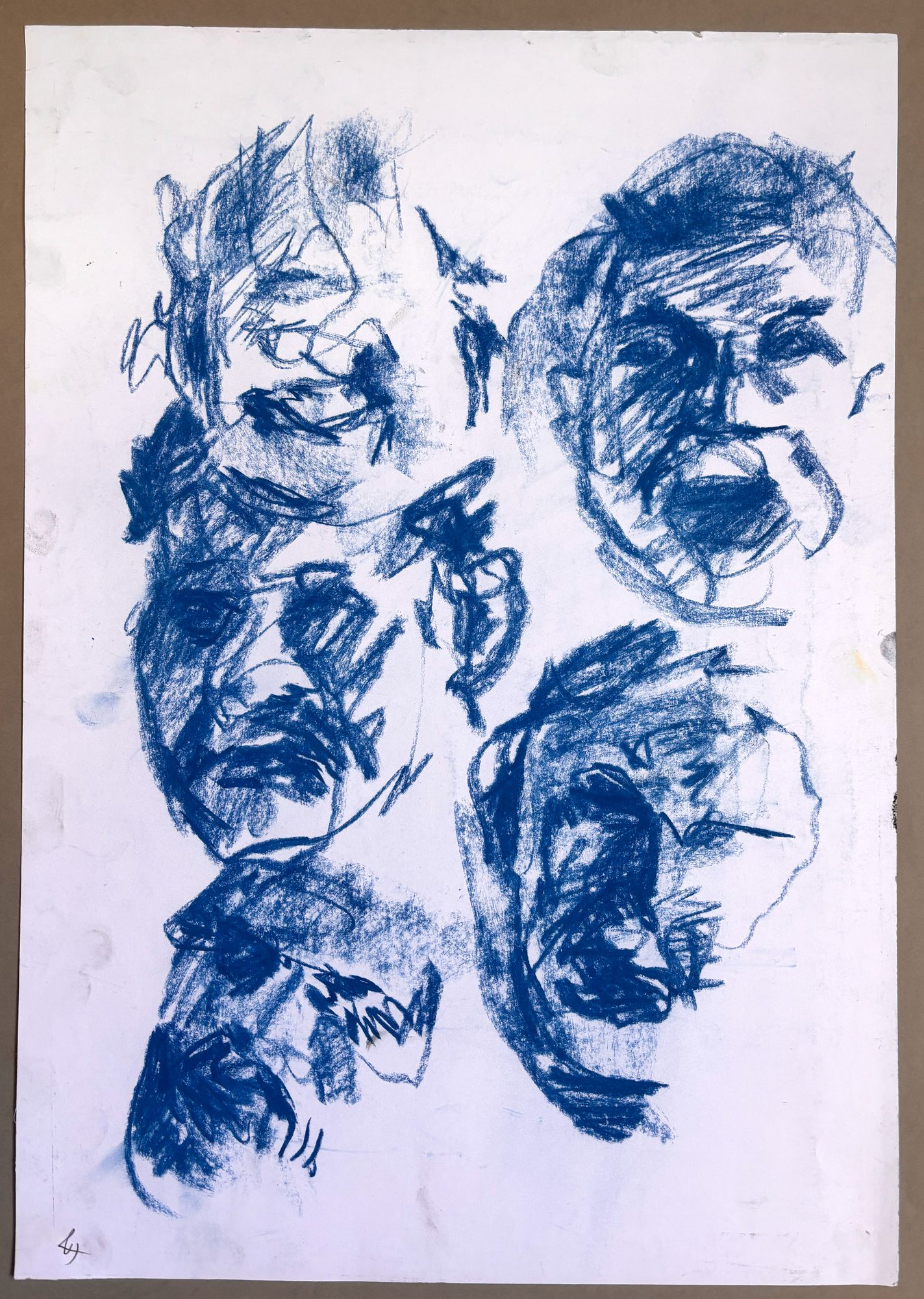 Study Faces blue